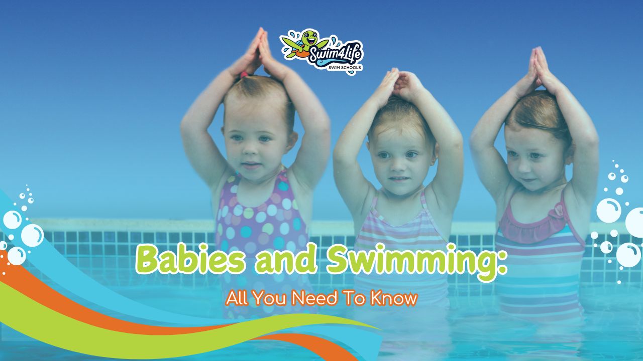 Baby swimming